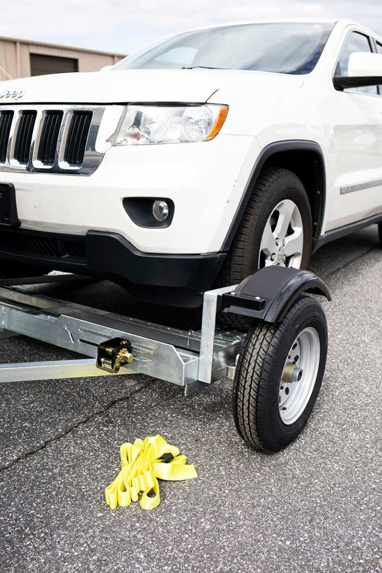 How To Load A Car On A Tow Dolly Car Tow Dolly