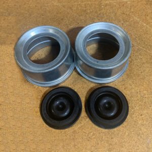 Bearing Dust Caps w/ Rubber Grommets (Set of 2)