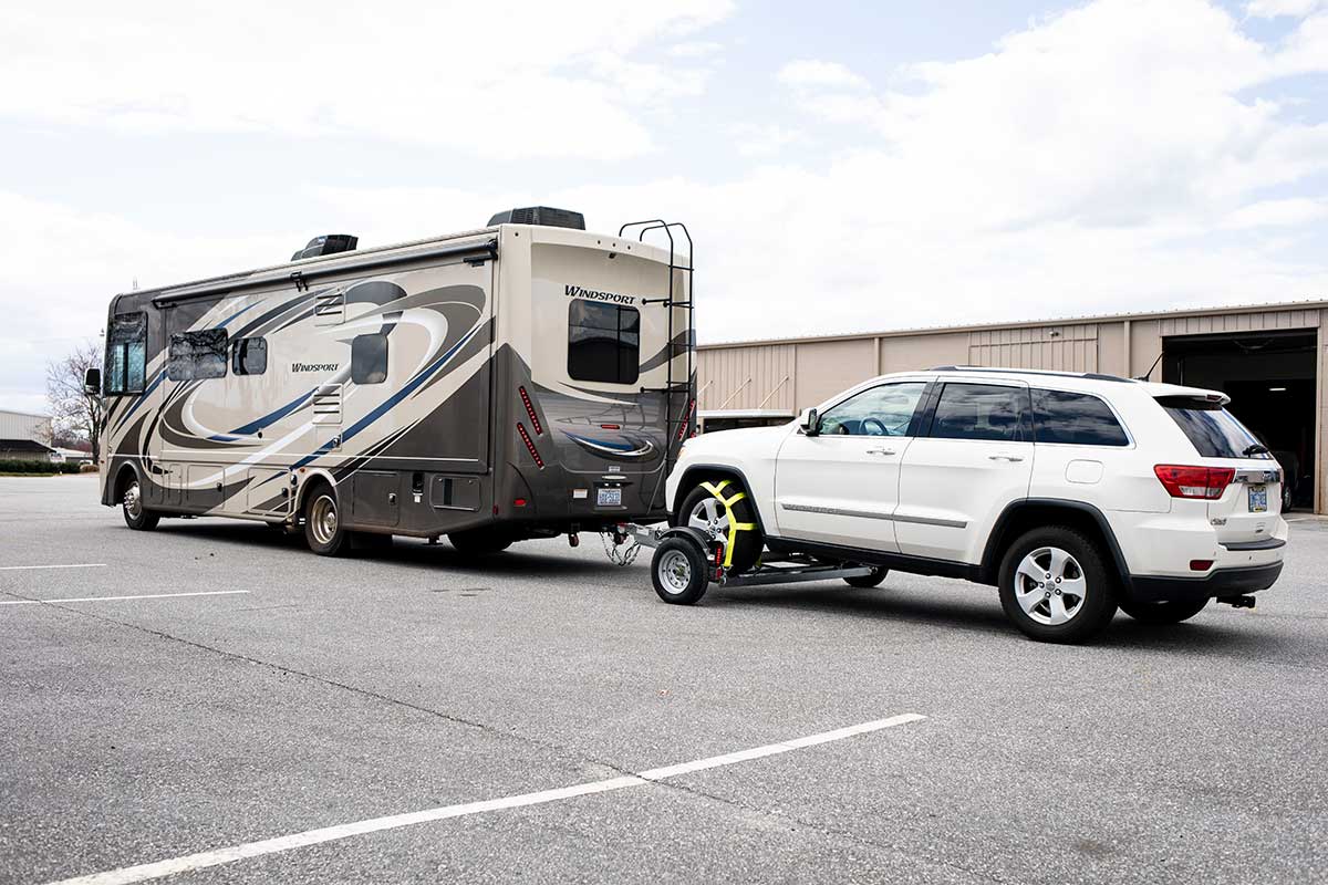 RV'ing Car Tow Dolly